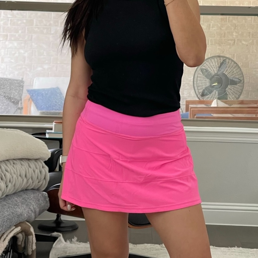 Hot pink lululemon tennis/pickleball skirt
